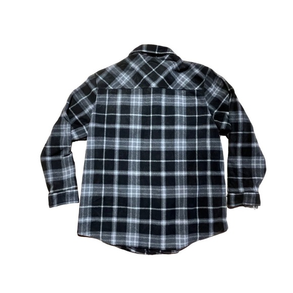 Freedom Foundry Men's Button Up plaid Fleece Collared Shirt. XXL - Picture 2 of 3
